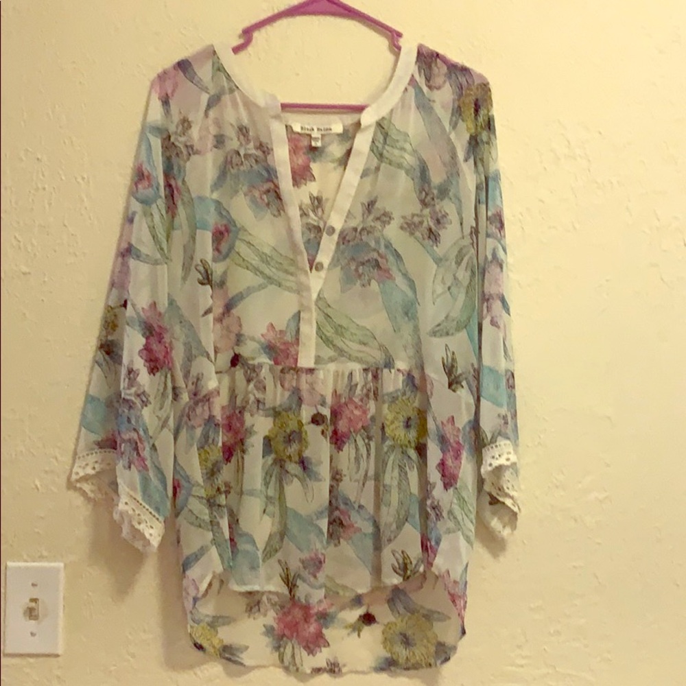 Sheer tunic